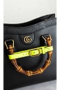 view 5 of 7 Gucci Bamboo Diana 2 Way Handbag in Black