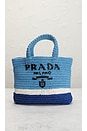 view 2 of 8 Prada Raffia Tote Bag in Blue