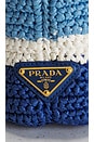 view 7 of 8 Prada Raffia Tote Bag in Blue