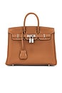 view 1 of 7 BOLSO HERMES in Gold