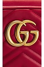 view 7 of 8 Gucci GG Marmont Quilted Leather Shoulder Bag in Red