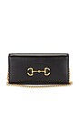 view 1 of 8 Gucci Horsebit Wallet on Chain Bag in Black