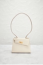 view 2 of 7 Hermes Kelly 20 Cle Togo Handbag in White