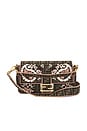 view 1 of 9 Fendi Bucket Embroidered 2 Way Shoulder Bag in Brown