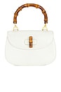 view 1 of 8 Gucci Bamboo Handbag in White