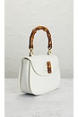 view 4 of 8 Gucci Bamboo Handbag in White