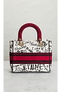 view 3 of 9 Dior Lady Canvas Handbag in Multi