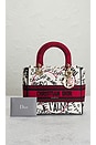 view 9 of 9 Dior Lady Canvas Handbag in Multi