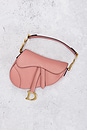 view 2 of 8 Dior Leather Saddle Bag in Pink