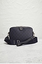 view 2 of 9 Gucci Ophidia GG Supreme 2 Way Shoulder Bag in Navy