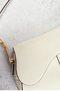 view 8 of 8 Dior Leather Saddle Bag in Ivory