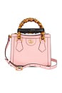 view 1 of 7 Gucci Diana Bamboo 2 Way Handbag in Pink