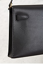 view 8 of 10 Hermes Chevre B Stamp Kelly Handbag in Black