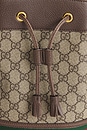 view 6 of 9 Gucci GG Supreme Ophidia 2 Way Handbag in Brown