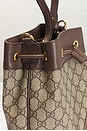 view 7 of 9 Gucci GG Supreme Ophidia 2 Way Handbag in Brown
