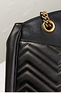 view 7 of 9 Gucci GG Marmont Leather Shoulder Bag in Black