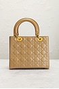 view 3 of 8 Dior Lady Cannage Handbag in Brown