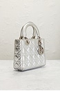 view 4 of 9 Dior Lady Cannage Handbag in Silver
