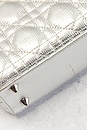 view 7 of 9 Dior Lady Cannage Handbag in Silver