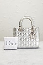 view 9 of 9 Dior Lady Cannage Handbag in Silver