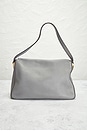 view 3 of 8 Fendi Mama Leather Baguette Shoulder Bag in Grey