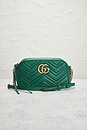 view 2 of 7 Gucci GG Marmont Quilted Leather Shoulder Bag in Green