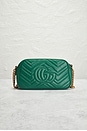 view 3 of 7 Gucci GG Marmont Quilted Leather Shoulder Bag in Green