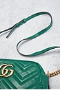 view 6 of 7 Gucci GG Marmont Quilted Leather Shoulder Bag in Green
