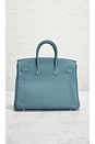 view 3 of 7 Hermes Togo R Stamp Birkin 25 Handbag in Blue Jean