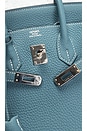 view 6 of 7 Hermes Togo R Stamp Birkin 25 Handbag in Blue Jean