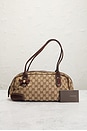 view 9 of 9 Gucci GG Canvas Shoulder Bag in Beige