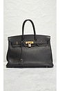 view 2 of 10 Hermes Togo Birkin 35 Handbag in Black