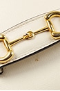 view 6 of 10 Gucci Horsebit Calfskin Leather Shoulder Bag in Beige