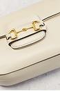 view 9 of 10 Gucci Horsebit Calfskin Leather Shoulder Bag in Beige