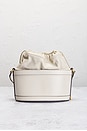 view 3 of 9 Gucci Horsebit Leather Drawstring Bucket Bag in Ivory