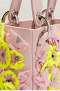 view 8 of 9 Dior Lady Flower Motif 2 Way Handbag in Pink
