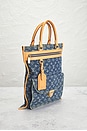 view 4 of 10 Louis Vuitton Monogram Denim Tote Bag in Blue