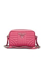 view 1 of 8 Prada Diagramme Leather Chain Shoulder Bag in Pink