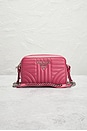 view 2 of 8 Prada Diagramme Leather Chain Shoulder Bag in Pink