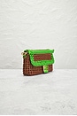 view 4 of 8 Fendi Mama 2 Way Baguette Shoulder Bag in Brown & Green