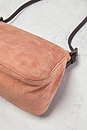 view 8 of 8 Fendi Suede Baguette Shoulder Bag in Pink Nude