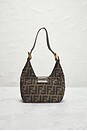 view 3 of 8 Fendi Zucca Shoulder Bag in Brown