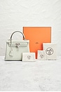 view 7 of 7 Hermes Togo Kelly 25 Handbag in Vert Fizz