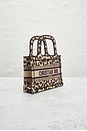 view 4 of 9 Dior Leopard Mini Book Tote Bag in Beige