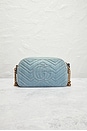 view 3 of 8 Gucci GG Marmont Chain Shoulder Bag in Light Blue