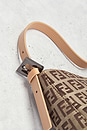 view 7 of 8 Fendi Zucchino Mama Baguette Shoulder Bag in Beige