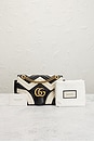 view 10 of 10 Gucci GG Marmont Chain Shoulder Bag in Black & White