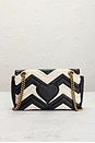 view 3 of 10 Gucci GG Marmont Chain Shoulder Bag in Black & White