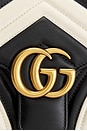 view 6 of 10 Gucci GG Marmont Chain Shoulder Bag in Black & White