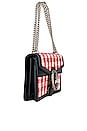view 3 of 9 Gucci Dionysus Tweed Gingham Bag in Red & White in Red,White